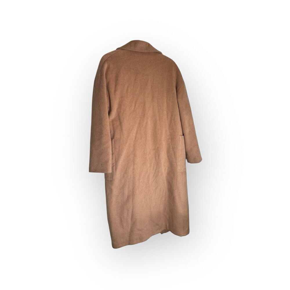 TOPSHOP Lily Soft Pink Dusty Rose Tailored Chic Trench Duster Coat Size 6 - Picture 10 of 10